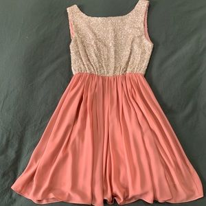 Sequin Top Mini Dress